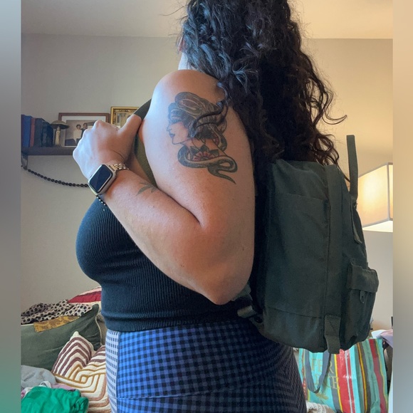 Fjallraven Mini Kanken in Frost Green - Picture 3 of 7